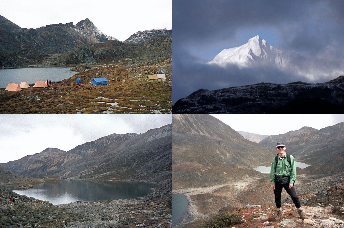 9 1 Camp Below Shao La, First Glimpse Of Chomolonzo, Jerome Ryan Near Shao La